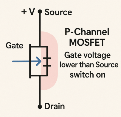 How Does P-Channel MOSFET Work?