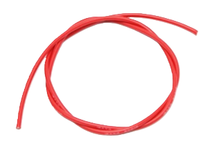 Single Piece of Red 12 Gauge Wire